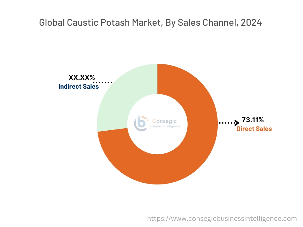 Caustic Potash Market By Sales Channel