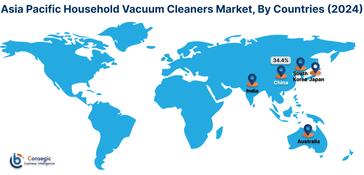 Household Vacuum Cleaners Market By Country