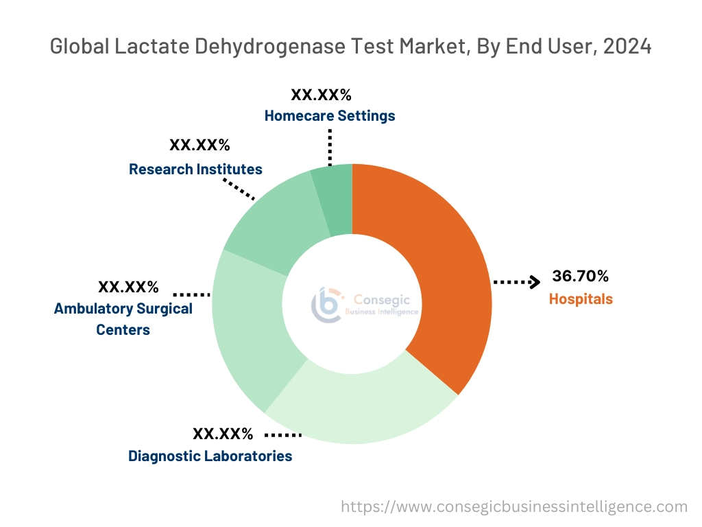 Lactate Dehydrogenase Test Market By End-User