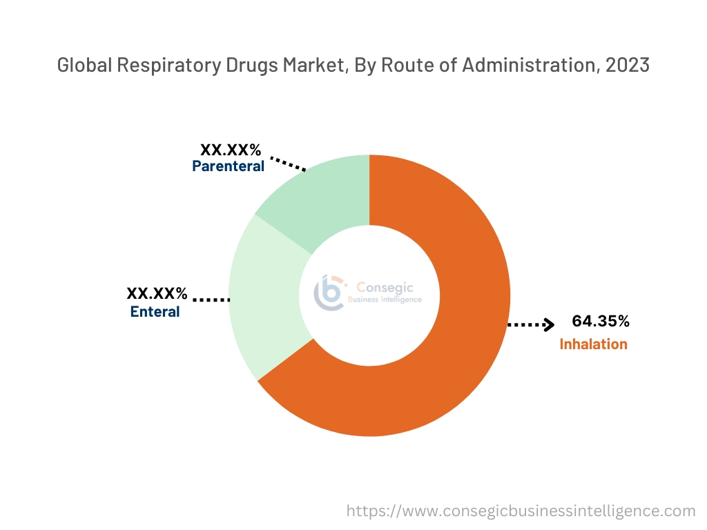 Respiratory Drugs Market By Route of Administration