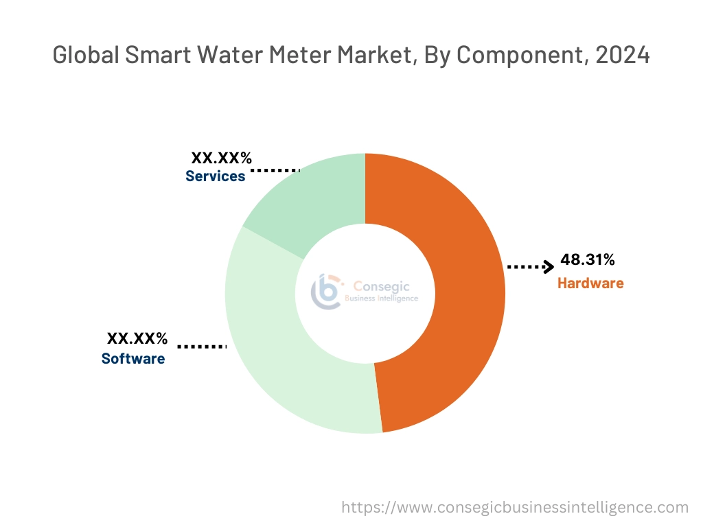 Smart Water Meter Market By Component